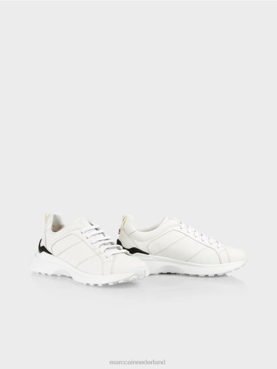 schoenen wit 464J1641 Sneakers met veters en contrastdetails Marc Cain