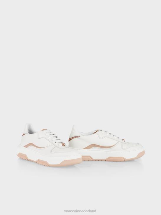 schoenen zandbeige 464J1555 sneakers met glanzende details Marc Cain