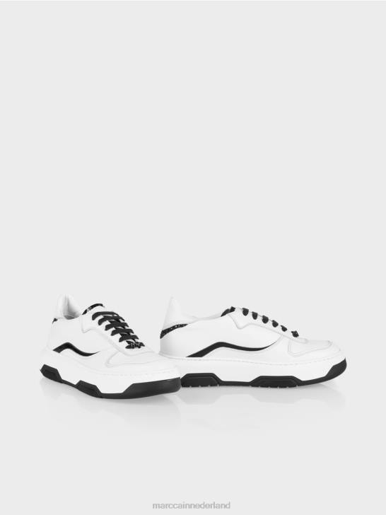 schoenen zwart 464J1553 sneakers met glanzende details Marc Cain